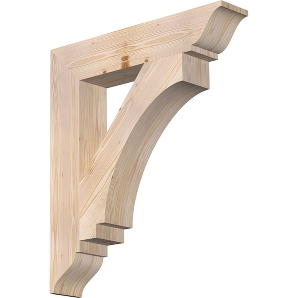 Ekena Millwork Imperial Traditional Smooth Bracket, Douglas Fir, 5 1/2"W x 30"D x 34"H BKT06X30X34IMP01SDF - main